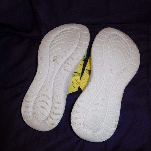 9m easy Spirit yellow slide on sandals Deion sport slides - Picture 6 of 10